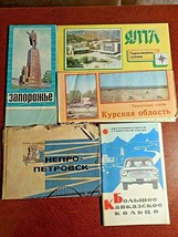 Mappe stradali (turistiche) d&#39;epoca sovietiche. Originale dell&#39;URSS. 1970-80,5 - £34.93 GBP