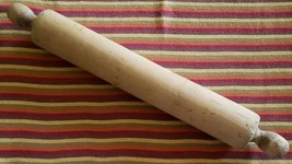 Vintage ~ Hardwood Rolling Pin ~ 19&quot; x 2.5&quot; ~ Rustic/Primitive Country D... - $29.92