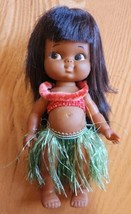Shiba Japan Hula Doll Vintage Hawaiian Culture Excellent Condition 8 Inches - $89.09