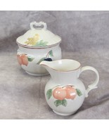 Mikasa Fruit Panorama Creamer + Sugar Bowl w/Lid - $29.39