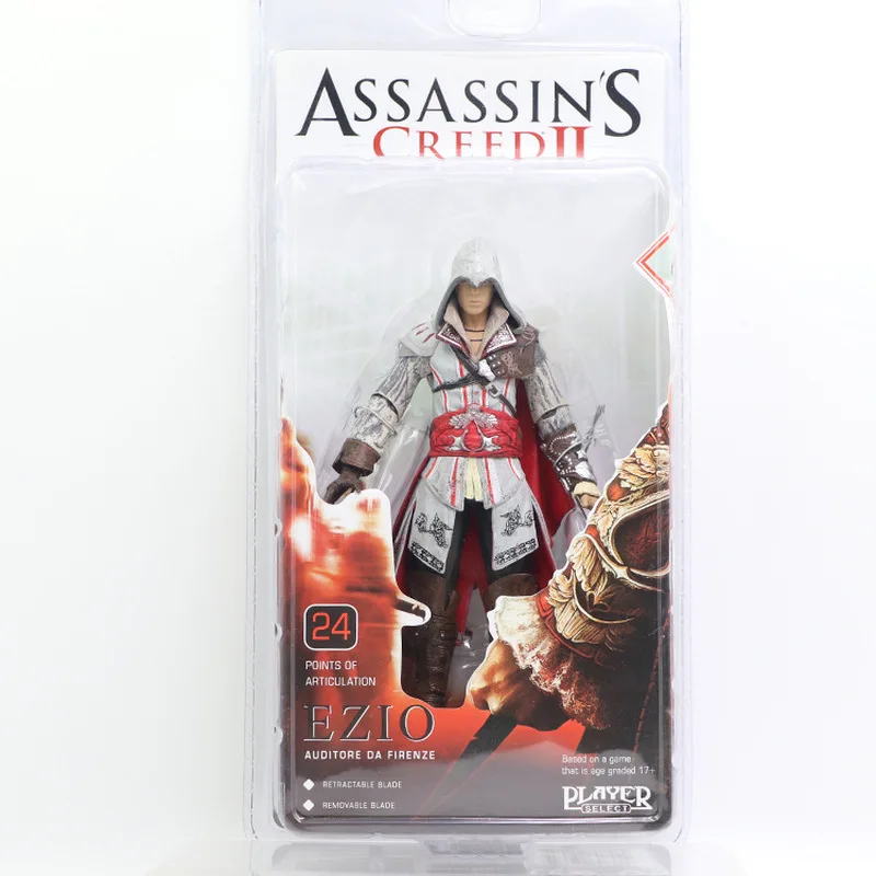 Assassin&#39;s Creed Action Figure Edward James Kenway EZIO Figuras Toys NECA Game - £29.90 GBP
