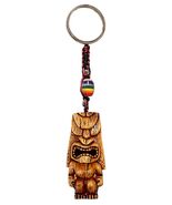 Tiki Keychain – Handmade Resin Key Ring, Tropical Hawaiian Gift for Him ... - $19.71