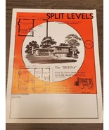 Vintage Mid Century Modern Home Plans Split Level Ranch Catalog  - £11.66 GBP