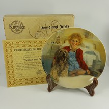 Knowles Collector&#39;s Plate Annie And Sandy From Annie ZNH3R - £7.17 GBP