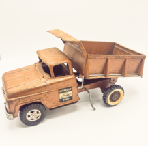Collector&#39;s Vintage 1961 Tonka Hydraulic Lift Dump Truck in Bronze - $119.97