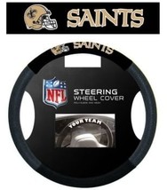 New Orleans Saints Steering Wheel Cover Mesh Style CO - $857.25 MXN