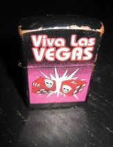 Vintage 90s AADLP Viva LAS VEGAS Casino Gambling Souvenir Flip Top Lighter - £10.26 GBP