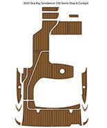2010 Sea Ray Sundancer 330 Swim Platform Cockpit Pad Boat EVA Foam Teak ... - $1,366.33 CAD
