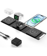 3 in 1 Wireless Charger Compatible With iPhone, Wireless Charging Pad (B... - £20.51 GBP