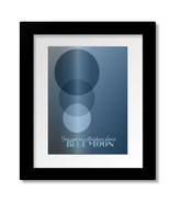 Blue Moon Love Song - Lyric Inspired Pop Music Artwork - Print, Canvas o... - $18.81+
