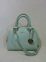 NWT FURLA Mint Green Leather Mini Baby Elena Satchel Bag $298 - £214.22 GBP