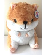 Giant Large Hamster Plush 13&#39;&#39; Soft Stuffed Animal Beige Toy by Nanco. NEW - £21.32 GBP