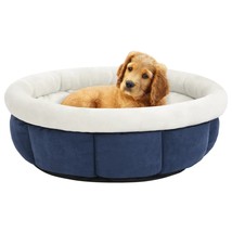 Dog Bed 59x59x24 cm Blue - £18.61 GBP