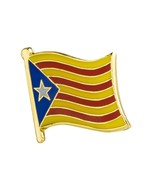 CATALONIA FLAG LAPEL PIN 0.5&quot; Catalan Independence Catalunya Hat Tie Tac... - £5.75 GBP+