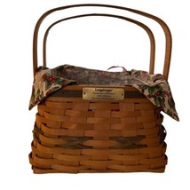 Longaberger Basket Christmas Collection  2000 Deck The Halls Liner & Protector - $34.64