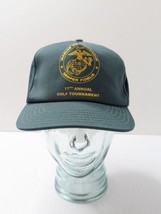 Vintage Marine Corps League 17th Annual Golf Tournament Snapback Hat Made In USA - £18.68 GBP