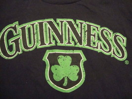 Guinness Lucky Charm Irish Shamrock liquor beer alcohol Dublin T Shirt XL - £11.83 GBP