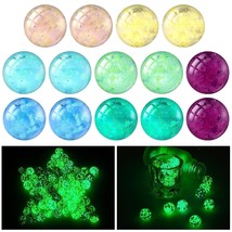 14 Pieces Marbles Glow In The Dark Mixed Colors Luminous Glass Marbles Novelty G - £29.89 GBP