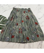 Alfred Dunner Womens Vintage 90s Pleated Skirt Size 16 Gray Red Bridle H... - $39.25 CAD