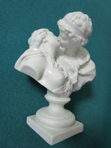 Limoges France Paris Bust Figurine Kissing Lovers J. Teisonniere Orig - £99.22 GBP