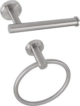 Wall-Mounted (Brushed Nickel) Stainless Steel Hand Towel Holder And Bath... - $31.92