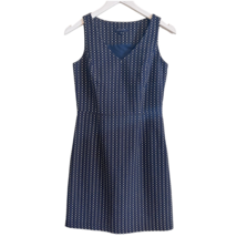 Tommy Hilfiger Sleeveless Dress Blue Size 0 Classic Preppy Nautical V-Neck  - £19.41 GBP