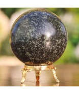 Green Zebra Crystal Sphere Ball Stone Natural Crystals Balls Home Decora... - $1,179.14 MXN