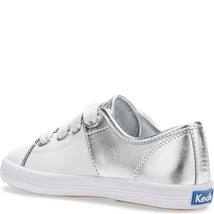 Keds Little Kid Girls Kickstart Split Sneakers Size 6 Color White/Silver - £35.65 GBP