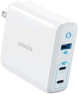 Anker 65W PIQ 3.0&amp;GaN 3-Port Type-C Charger with 45W USB-C Port &amp; 20W US... - $83.23 CAD