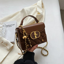 Exquisite Fashion Small Square Bag 2023 Fashion Chain Bag Women&#39;s One-Shoulder C - £34.76 GBP