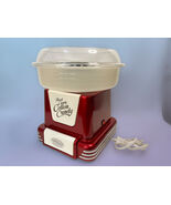 Nostalgia Electrics Hard Candy Cotton Candy Machine Red White - $74.98