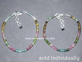 Multi Color Tourmaline Bracelet, 60 Carats Rainbow Bracelet, Tourmaline Bracelet - £79.32 GBP
