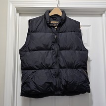 Woolrich John Rich &amp; Bros Black Down Vest Nylon Puffer Outdoor Women&#39;s L... - $903.19 MXN