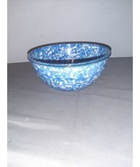 STANGL pottery TOWN &amp; COUNTRY BLUE Round Vegetable Serving Bowl 8&quot;  fact... - £19.91 GBP