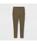 Art Class Girls High Waisted Pocket Leggings X-LARGE (14-16) Olive Green... - €12,86 EUR