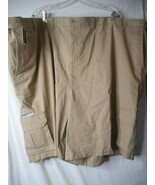 NWT Big &amp; Tall Men&#39;s Haggar Size 60 Cargo Shorts Expandable Waist Flat f... - $1,287.82 MXN