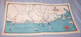 Used Gulf Oil Corp. Fishgide Map-Freeport, TX-20 by 11 inches - £3.58 GBP