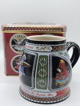 VINTAGE 1992 Budweiser Historical A & Eagle Series 1872 Edition Beer Stein & Tin - $18.69