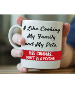 Funny Mug -I Like Cooking My Family &amp; My Pets Psycho- Mugs for Him, Coff... - £12.49 GBP