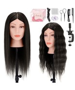 Mannequin Head 26&quot; 100 Real Hair, Doll Head for Hair Styling  braiding w... - $1,197.46 MXN