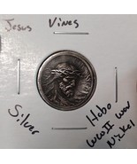 HOBO Jesus Christ Thorn Crown Vines Made From REAL WWII Silver War Nicke... - €12,91 EUR