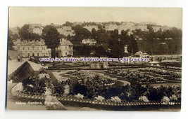 aj0586 - Devon - The Well Kept Abbey Gardens c1930s, in Torquay - Postcard - £1.99 GBP