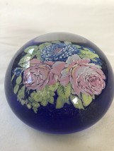 Vintage 3 Fiori Murano Italy Millefiori glass   Paperweight - presse pap... - $99.00