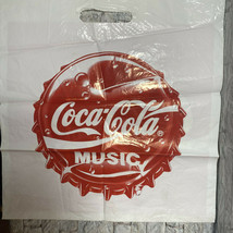 Coca Cola Coke Music Buvez Marques Deposees Plastic Bag - £9.34 GBP