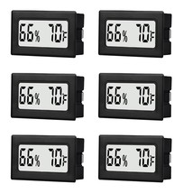 6 Pack Mini Small Digital Hygrometer Thermometer Indoor Temperature and ... - £26.70 GBP