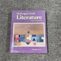 McDougal Littell Literature Purple Level English Text Book Year 1985 - $28.58