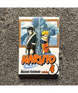 Naruto Vol. 4 Paperback Masashi Kishimoto Manga Anime Book English - €7,70 EUR