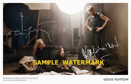 Annie Leibovitz and Mikhail Baryshnikov for Louis Vuitton - Photo dual signed - £1.46 GBP