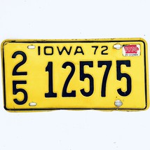 1974 United States Iowa Dallas County Passenger License Plate 25 12575 - £14.85 GBP