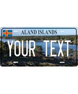 Aland Islands Scene License Plate Personalized Car Auto Bike Motorcycle Tag - €9,43 EUR+